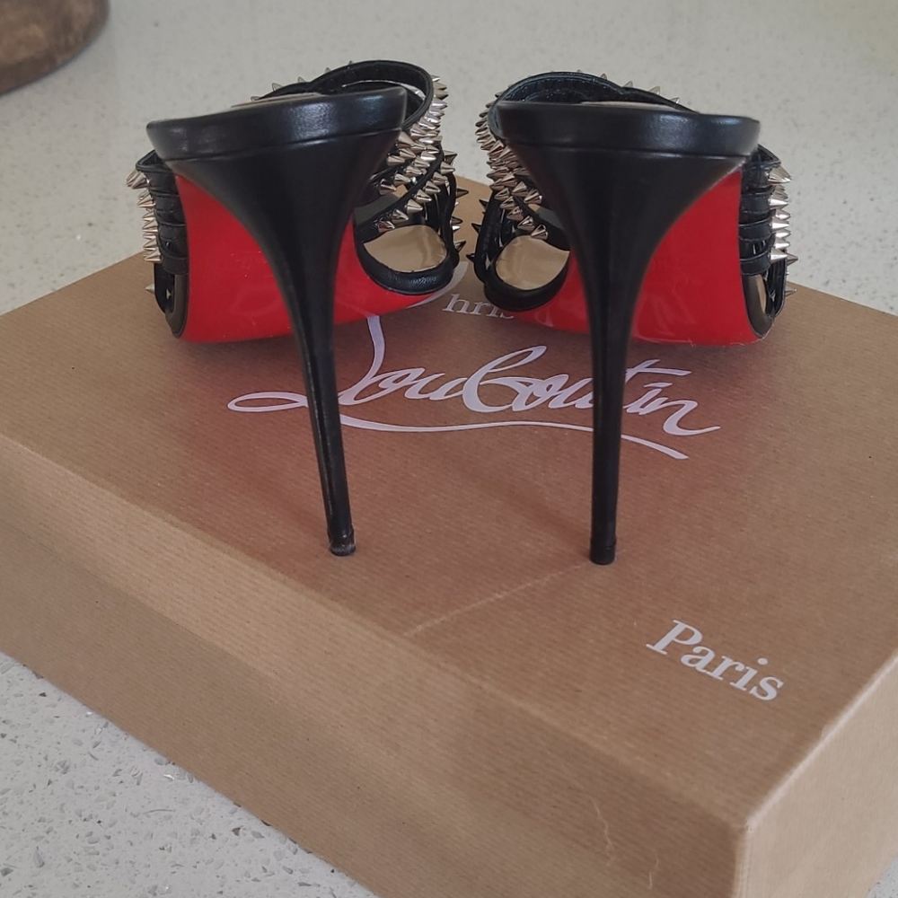 Christian Louboutin MarthaSpike Heeled Sandals - Picture 3 of 9